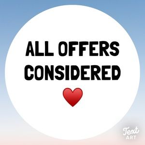 All offers considered!!